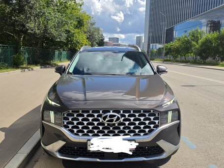 2021 Hyundai Santa Fe IV Рестайлинг, коричневый, 3550000 рублей, вид 2