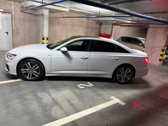 2021 Audi A6 45 TFSI V (C8), белый, 4800000 рублей - вид 5
