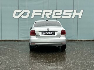 2017 Volkswagen Polo V Рестайлинг, серебристый, 1060000 рублей, вид 4