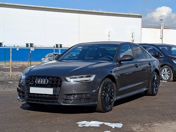 2016 Audi A6 IV (C7) Рестайлинг, серый
