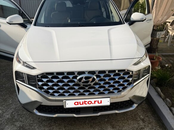 2023 Hyundai Santa Fe IV Рестайлинг, белый, 3500000 рублей