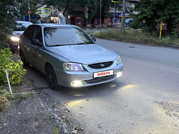 2007 Hyundai Accent ТагАЗ II, серебристый, 370000 рублей - вид 4