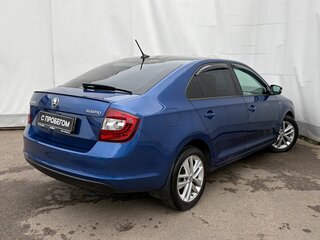 2018 Skoda Rapid I Рестайлинг, синий, 1249000 рублей, вид 4