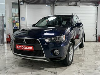 2010 Mitsubishi Outlander II Рестайлинг, синий, 949000 рублей, вид 2
