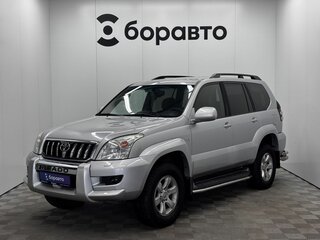 2007 Toyota Land Cruiser Prado 4-speed 120 Series Рестайлинг, серебристый, 1890000 рублей, вид 1