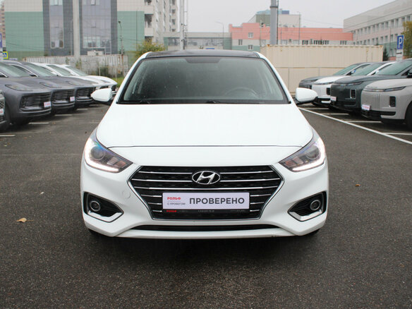 2018 Hyundai Solaris II, белый - вид 1