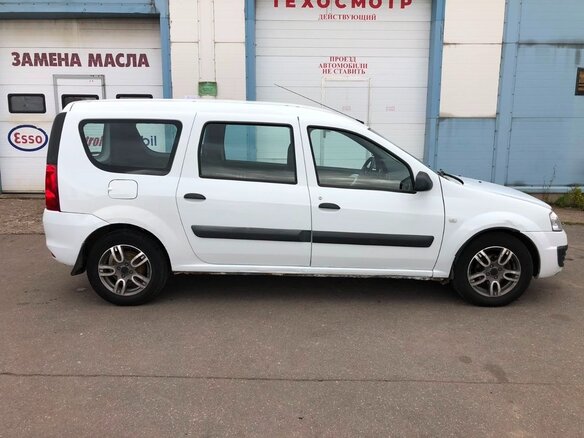 2013 Lada (ВАЗ) Largus I, белый, 370000 рублей - вид 3