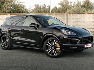 2013 Porsche Cayenne Turbo II (958), чёрный, 3300000 рублей, вид 3