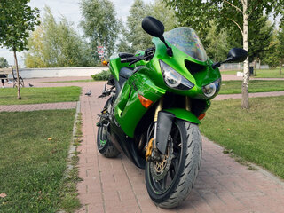 2005 Kawasaki ZX-6R Ninja, чёрный, 465000 рублей, вид 1