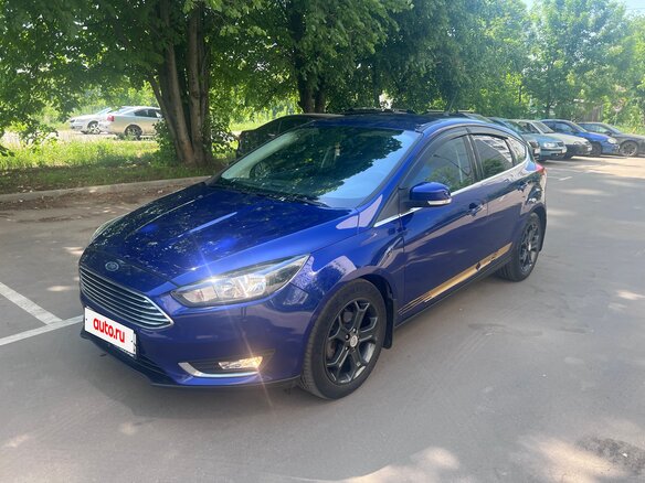 2017 Ford Focus III Рестайлинг, синий, 1230000 рублей