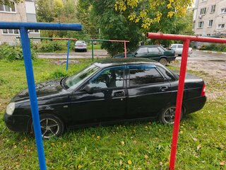 2017 Lada (ВАЗ) Priora I Рестайлинг, чёрный, 180000 рублей, вид 4