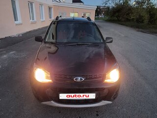 2016 Lada (ВАЗ) Kalina II, чёрный, 495000 рублей, вид 3