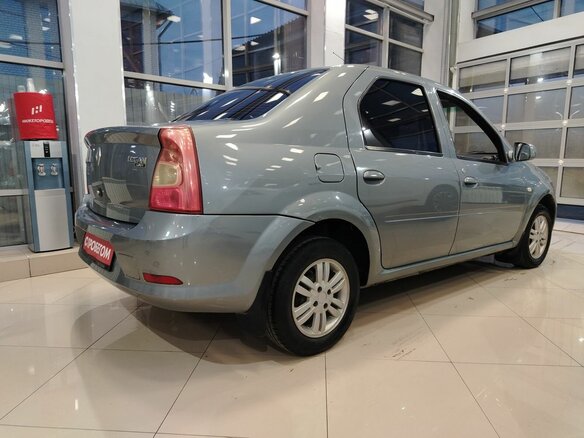 2011 Renault Logan I Рестайлинг, синий, 309000 рублей - вид 5
