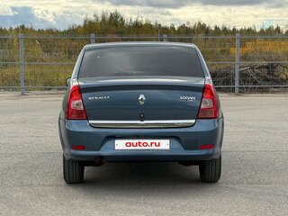 2011 Renault Logan I Рестайлинг, синий, 395000 рублей, вид 4