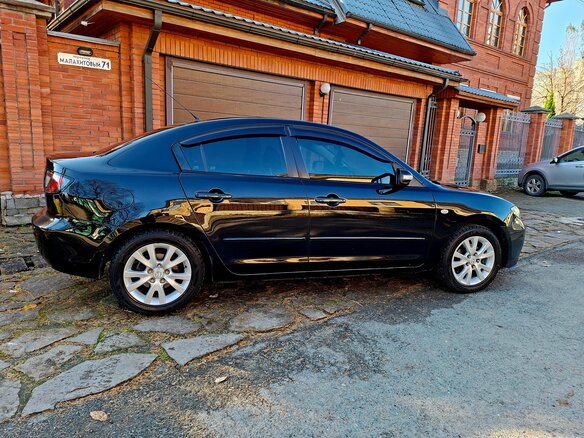 2007 Mazda 3 I (BK) Рестайлинг, чёрный, 675000 рублей - вид 5