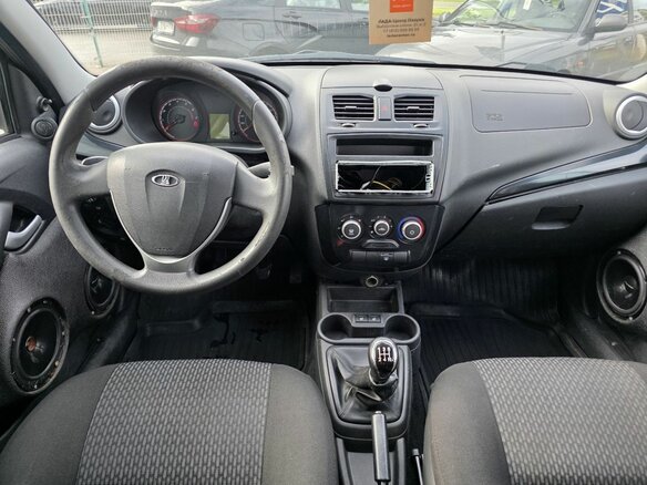 2014 Lada (ВАЗ) Kalina II, чёрный, 219000 рублей - вид 4