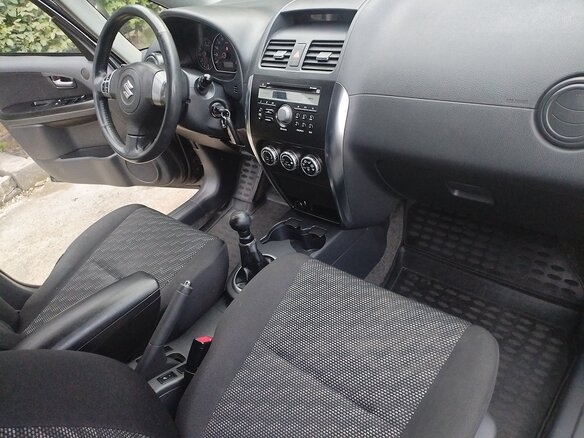 2008 Suzuki SX4 I (Classic), чёрный, 710000 рублей - вид 12
