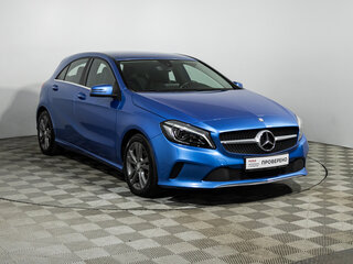 2016 Mercedes-Benz A-Класс 180 III (W176) Рестайлинг, голубой, 1499700 рублей, вид 3