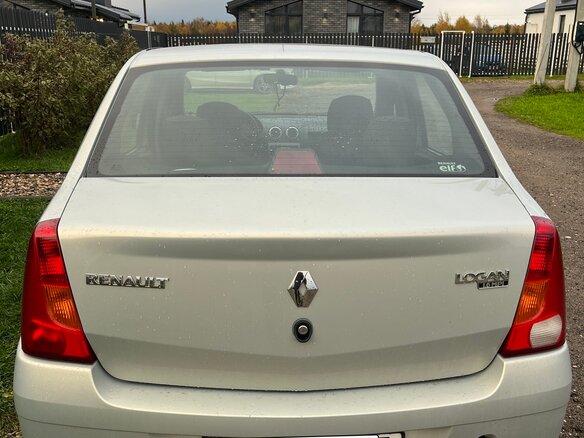2009 Renault Logan I, серый, 418000 рублей - вид 2