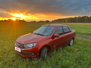 2020 Lada (ВАЗ) Granta I Рестайлинг, красный, 750000 рублей, вид 2