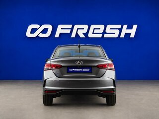 2021 Hyundai Solaris II Рестайлинг, серый, 1428444 рублей, вид 4