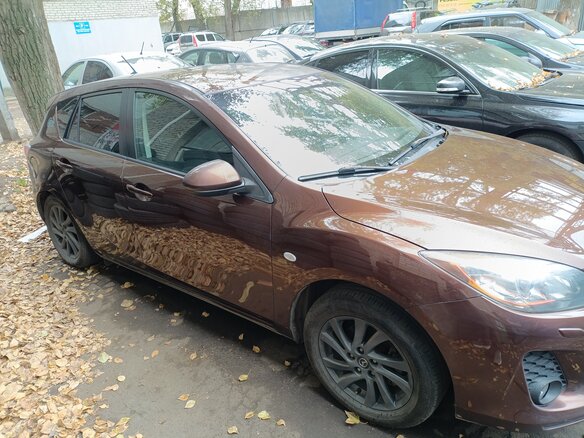 2012 Mazda 3 II (BL) Рестайлинг, коричневый, 780000 рублей - вид 3