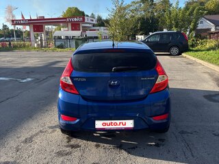 2011 Hyundai Solaris I, синий, 405000 рублей, вид 3