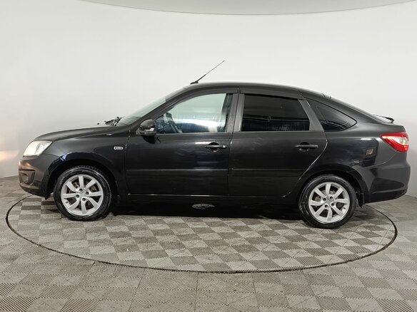 2015 Lada (ВАЗ) Granta I, чёрный, 540000 рублей - вид 3