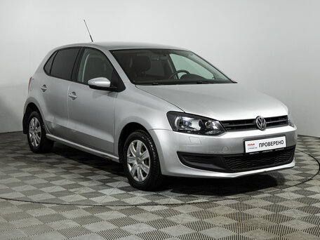 2012 Volkswagen Polo V, серебристый, 490585 рублей, вид 3