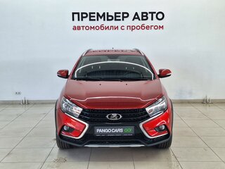2018 Lada (ВАЗ) Vesta SW Cross I, красный, 1130000 рублей, вид 2