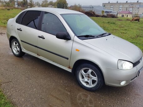 2008 Lada (ВАЗ) Kalina I, жёлтый, 185000 рублей, вид 4
