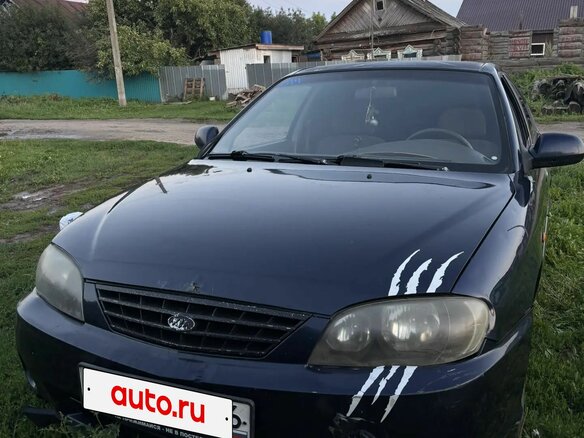 2007 Kia Spectra I Рестайлинг 2, синий, 210000 рублей - вид 2