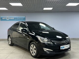 2016 Hyundai Solaris I Рестайлинг, чёрный, 1147000 рублей, вид 3