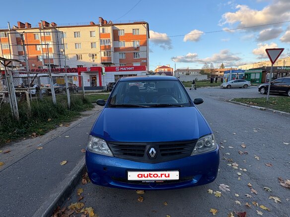 2008 Renault Logan I, синий