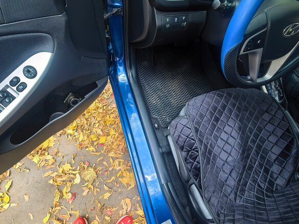 2014 Hyundai Solaris I Рестайлинг, синий - вид 10
