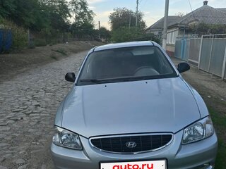 2007 Hyundai Accent ТагАЗ II, серебристый, 450000 рублей, вид 1