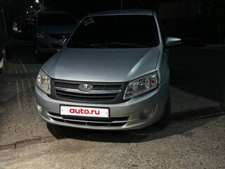 2013 Lada (ВАЗ) Granta I, серебристый, 255000 рублей, вид 1