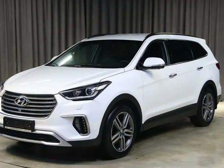 2017 Hyundai Santa Fe Grand III Рестайлинг, белый, 1999000 рублей, вид 1