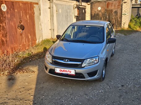 2016 Lada (ВАЗ) Granta I, серебристый, 530000 рублей, вид 2