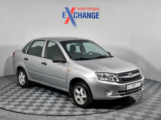 2013 Lada (ВАЗ) Granta I, серебристый, 299000 рублей, вид 2