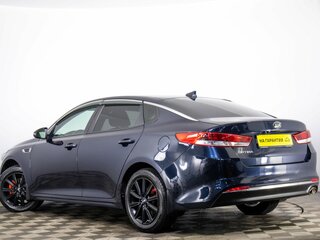 2017 Kia Optima IV, синий, 1549000 рублей, вид 4