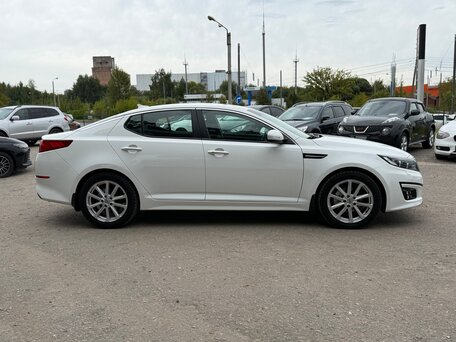 2015 Kia Optima III Рестайлинг, белый, 1580000 рублей, вид 5