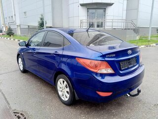 2011 Hyundai Solaris I, синий, 519000 рублей, вид 4