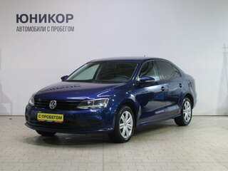 2014 Volkswagen Jetta VI Рестайлинг, синий, 1019000 рублей, вид 1