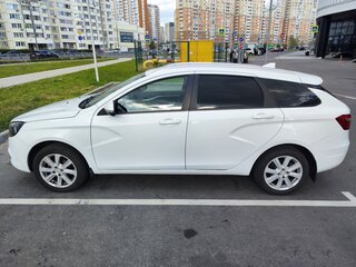 2020 Lada (ВАЗ) Vesta SW I, белый, 975000 рублей, вид 2