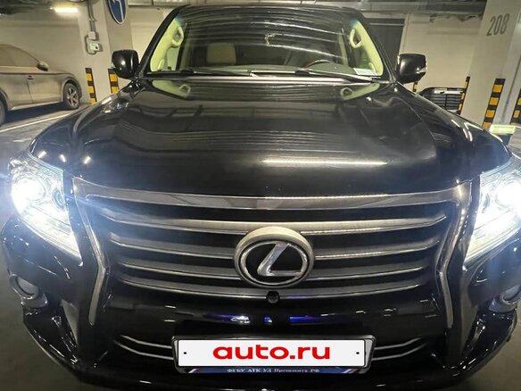 2013 Lexus LX 570 III Рестайлинг, чёрный - вид 9