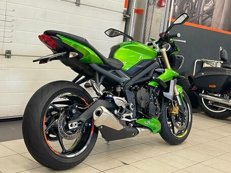 2013 Triumph Street Triple, зелёный, 700000 рублей, вид 5