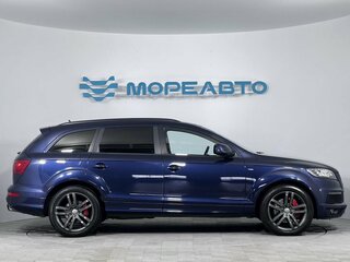 2012 Audi Q7 I (4L) Рестайлинг, синий, 1750000 рублей, вид 4