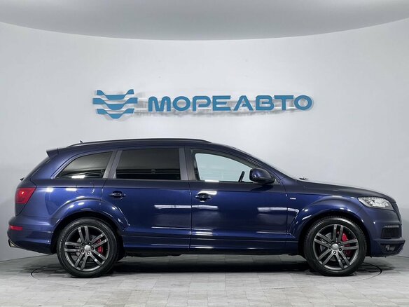 2012 Audi Q7 I (4L) Рестайлинг, синий, 1750000 рублей - вид 3