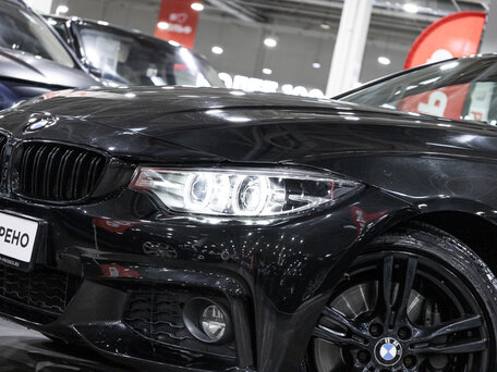 2017 BMW 4 серии Gran Coupe 440i F32/F33/F36 Рестайлинг, чёрный, вид 2